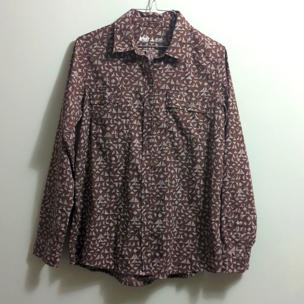 REI quick dry button down shirt